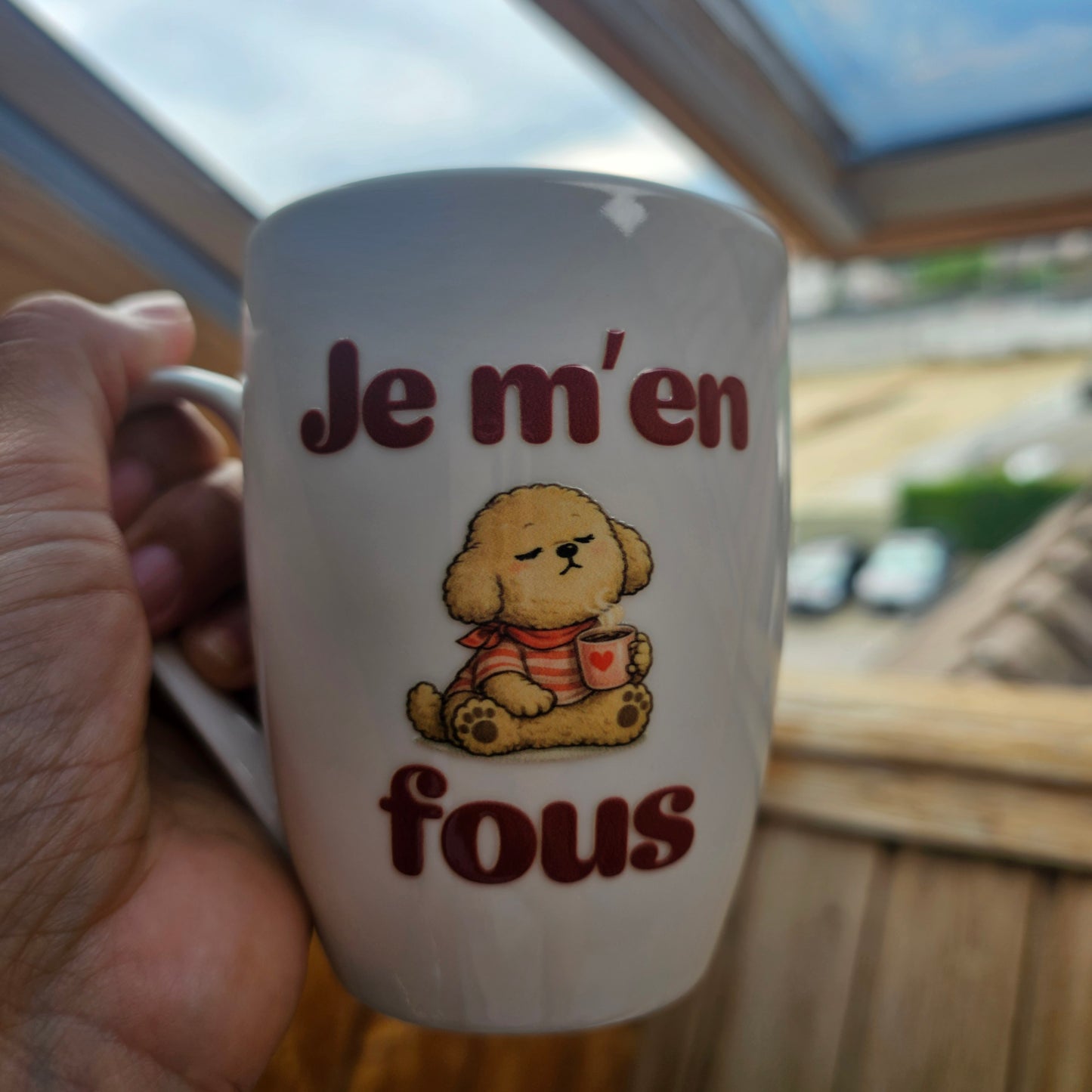Tasse « Je m’en fous » – Tasse drôle en céramique 300 ml