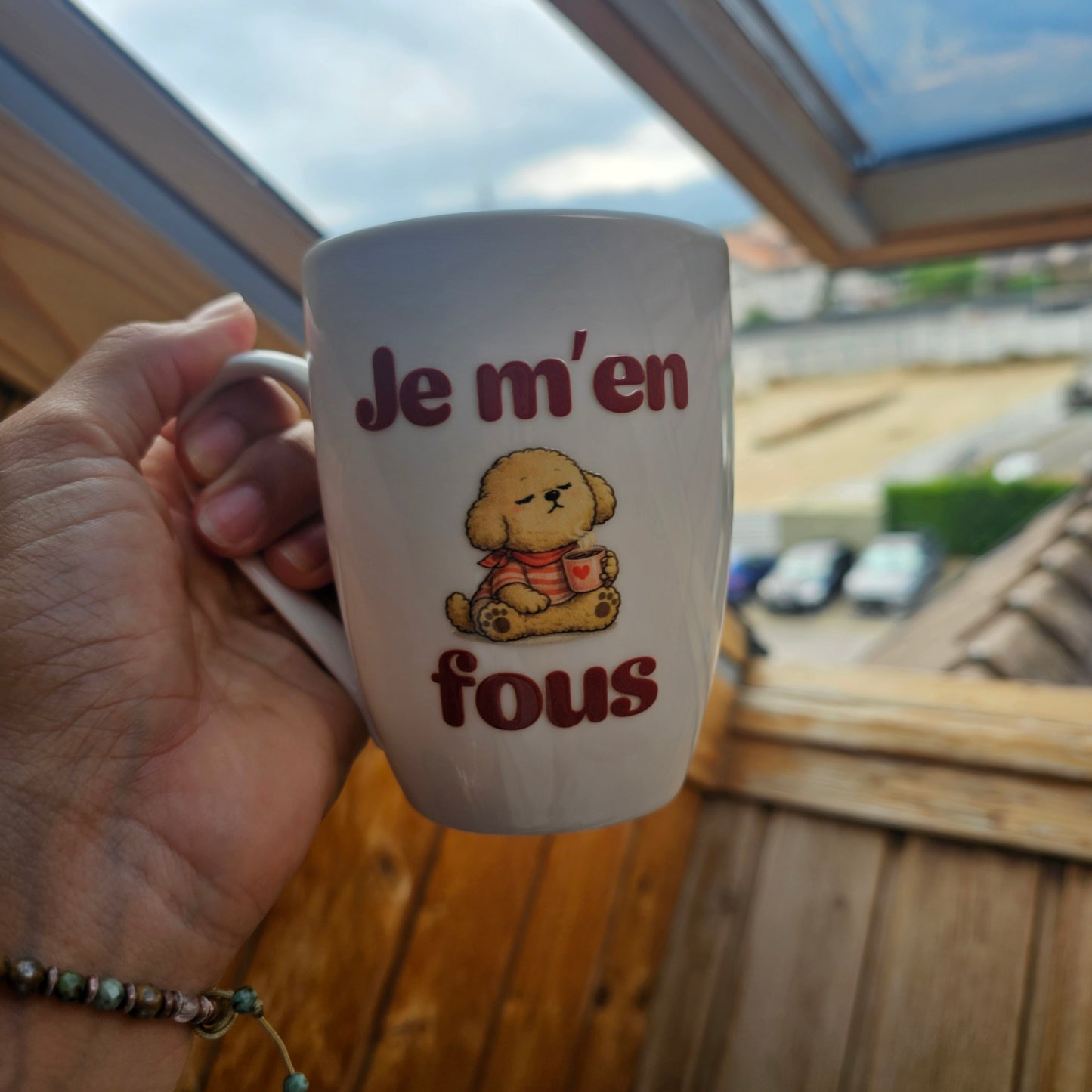 Tasse « Je m’en fous » – Tasse drôle en céramique 300 ml