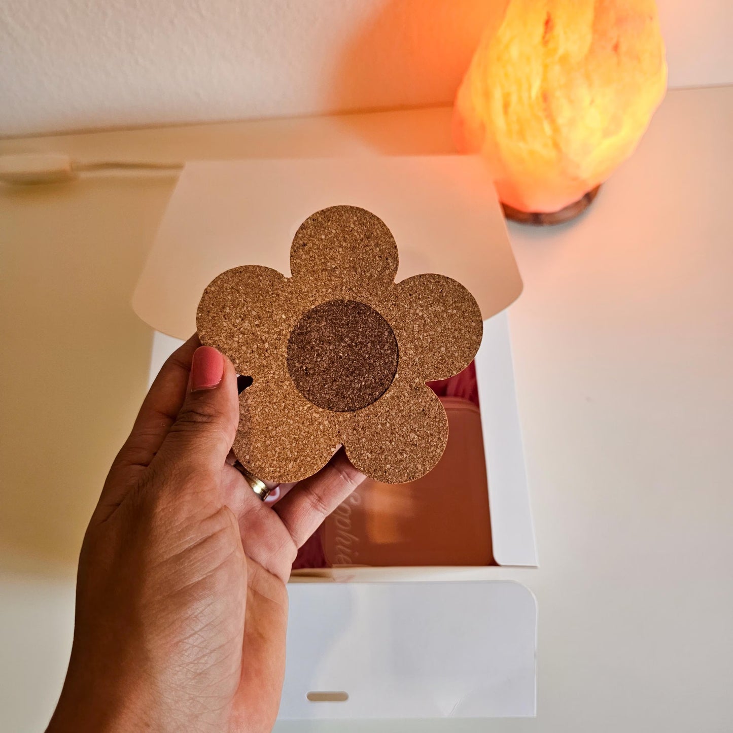 Coffret cadeau personnalisé – Verre et boîte à bijoux avec prénom